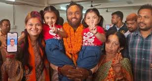 Jay Dholakia of the BJP wins the Nuapada by-election in Odisha by more than 80,000 votes.