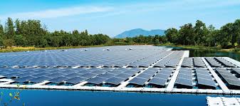 The government is considering incentives to increase the use of floating solar panels.