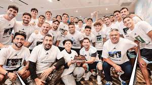 With a touching gesture, Lionel Messis Argentina teammates commemorate his birthday