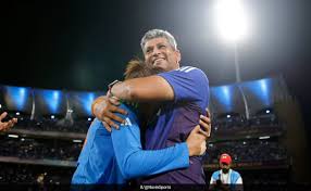 Watch As Amol Muzumdar Nearly Tears During Joyous Scenes Following Indias Womens ODI World Cup Victory