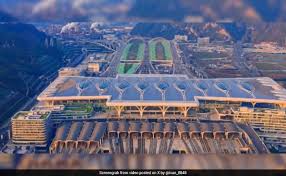 In just 38 months, this enormous railway station in China was constructed atop a mountain