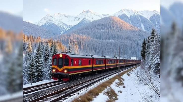 On the Katra-Banihal Rail Section in J&K, trains will travel at 100 km/h