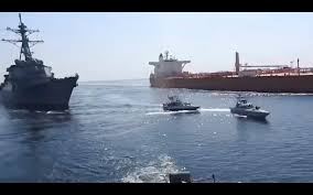 As Iran expands its influence, ships congregate farther from the Strait of Hormuz and seek refuge close to Dubai