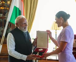 PM Modi is awarded the Royal Order of Polar Star, Swedens highest honour