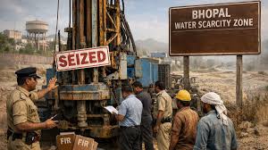 Bhopal Declared Water-Scarce Zone; New Private Borewells Banned.
