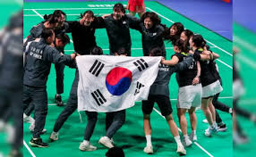 South Korea won the Uber Cup for the third time after defeating China