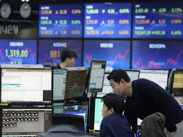 As investors process China data and await trade negotiations between Beijing and Washington, Asia stocks rise.