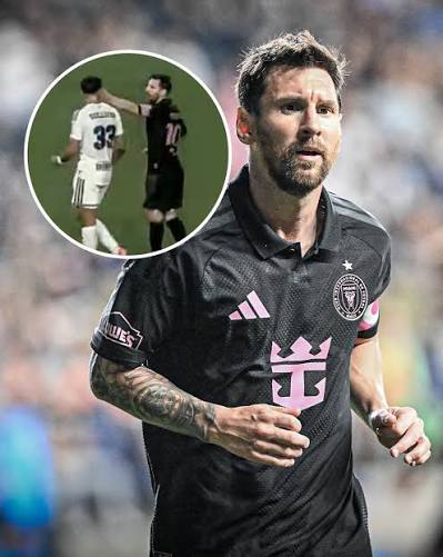 MLS fined Messi for fighting Quinn Sullivan of the Philadelphia Union on the field