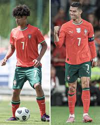 In a victory over Turkey, Cristiano Ronaldo Jr. makes his Portugal U16 debut.