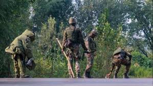 An encounter occurs in the Kulgam district of J&K.