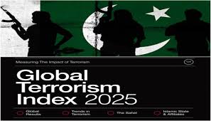 Pakistan ranked second in Global Terrorism Index 2025  