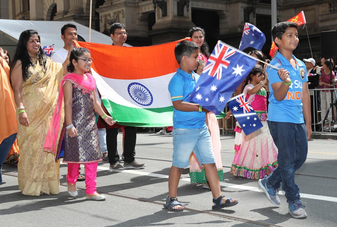 Indians surpass British immigrants to become Australias largest immigrant group.