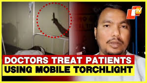 Power outage forces doctors to treat patients using mobile torchlight in Odisha