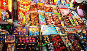 In Tigiria, Cuttack, a firecracker blast gravely injures two people; four are arrested.