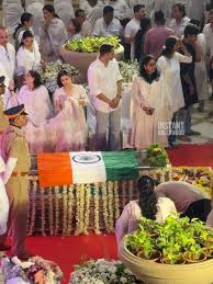 Asha Bhosle, a music icon, was cremated in Mumbai with full state honours.